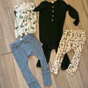 Kate Quinn blue and green 4 piece set 2T